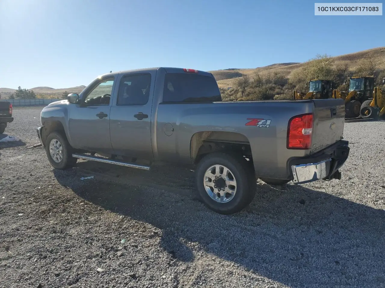 1GC1KXCG3CF171083 2012 Chevrolet Silverado K2500 Heavy Duty Lt