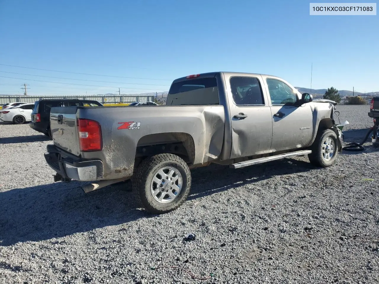 1GC1KXCG3CF171083 2012 Chevrolet Silverado K2500 Heavy Duty Lt