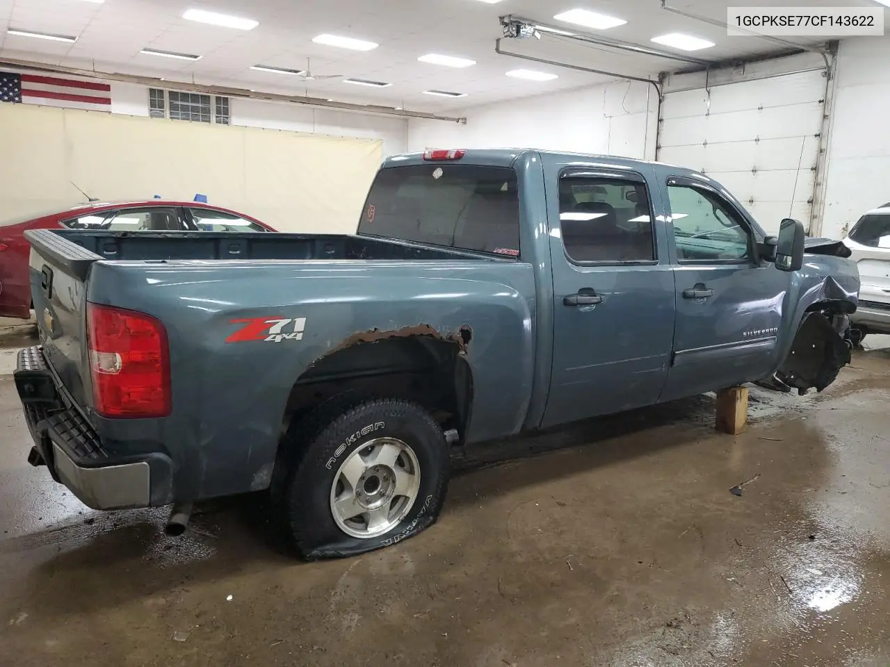 1GCPKSE77CF143622 2012 Chevrolet Silverado K1500 Lt