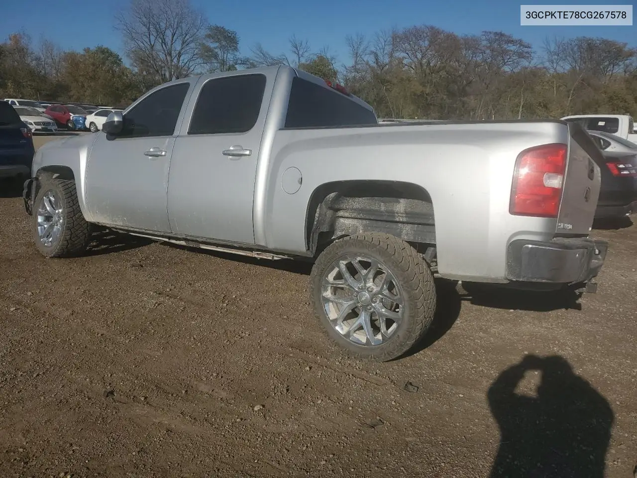 3GCPKTE78CG267578 2012 Chevrolet Silverado K1500 Ltz