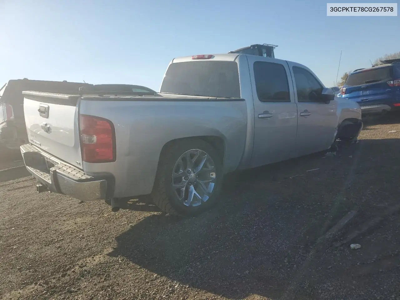 3GCPKTE78CG267578 2012 Chevrolet Silverado K1500 Ltz