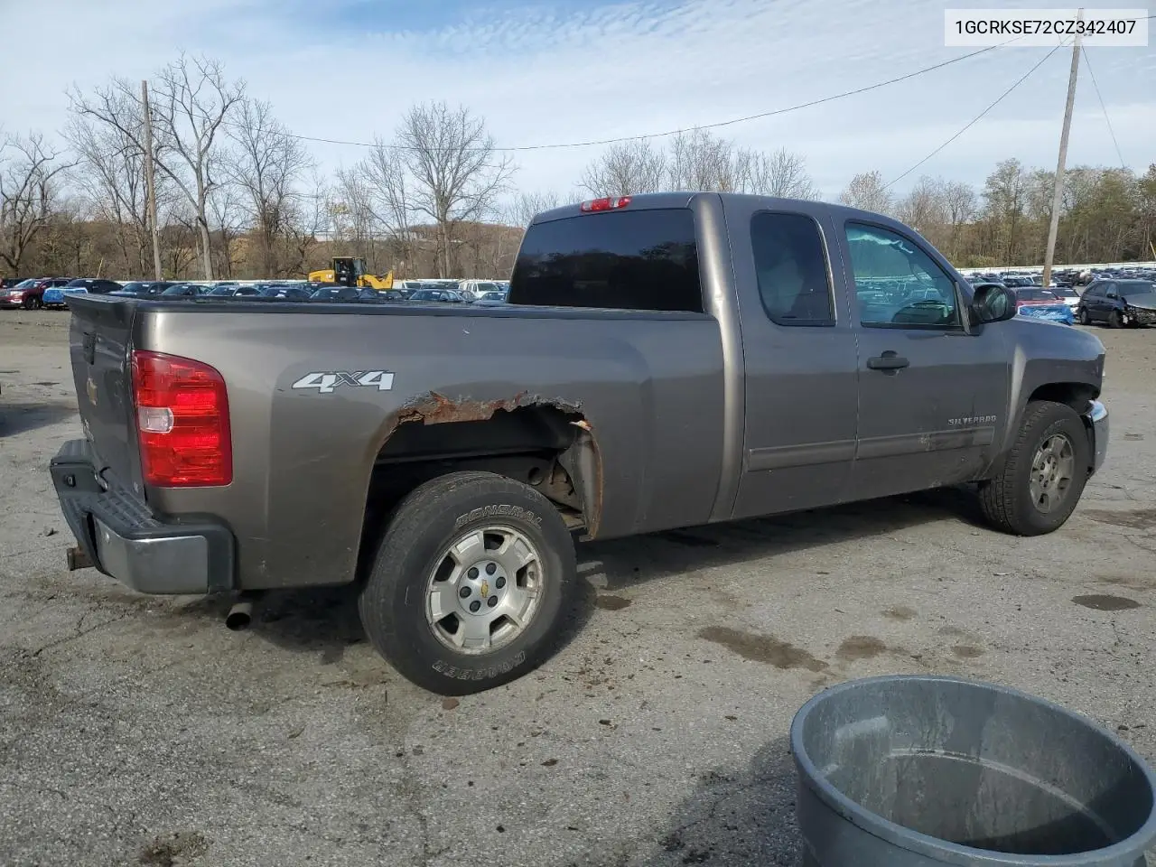 1GCRKSE72CZ342407 2012 Chevrolet Silverado K1500 Lt