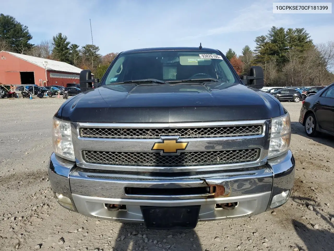 1GCPKSE70CF181399 2012 Chevrolet Silverado K1500 Lt