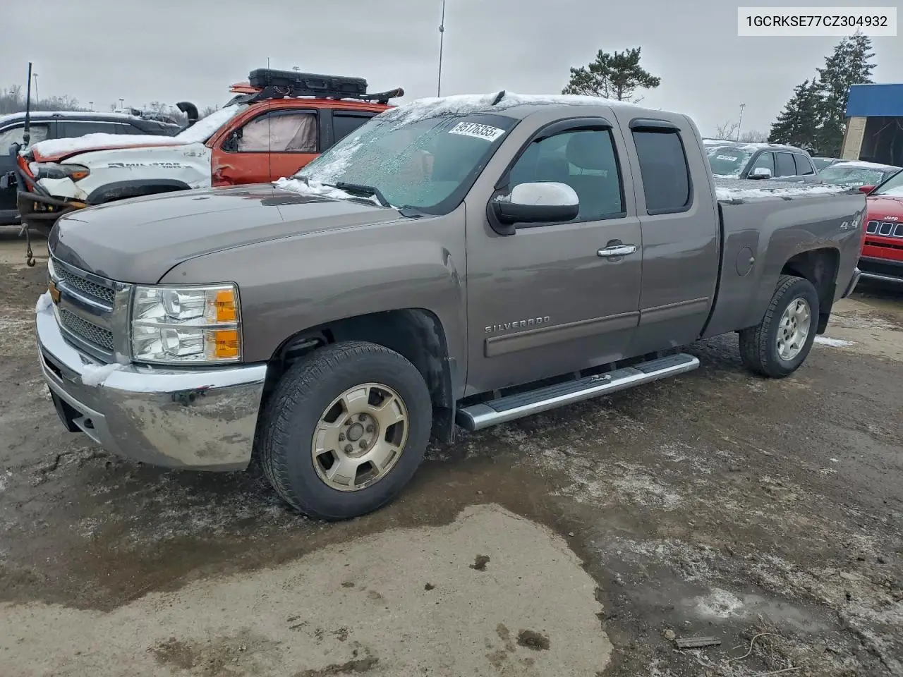 1GCRKSE77CZ304932 2012 Chevrolet Silverado K1500 Lt