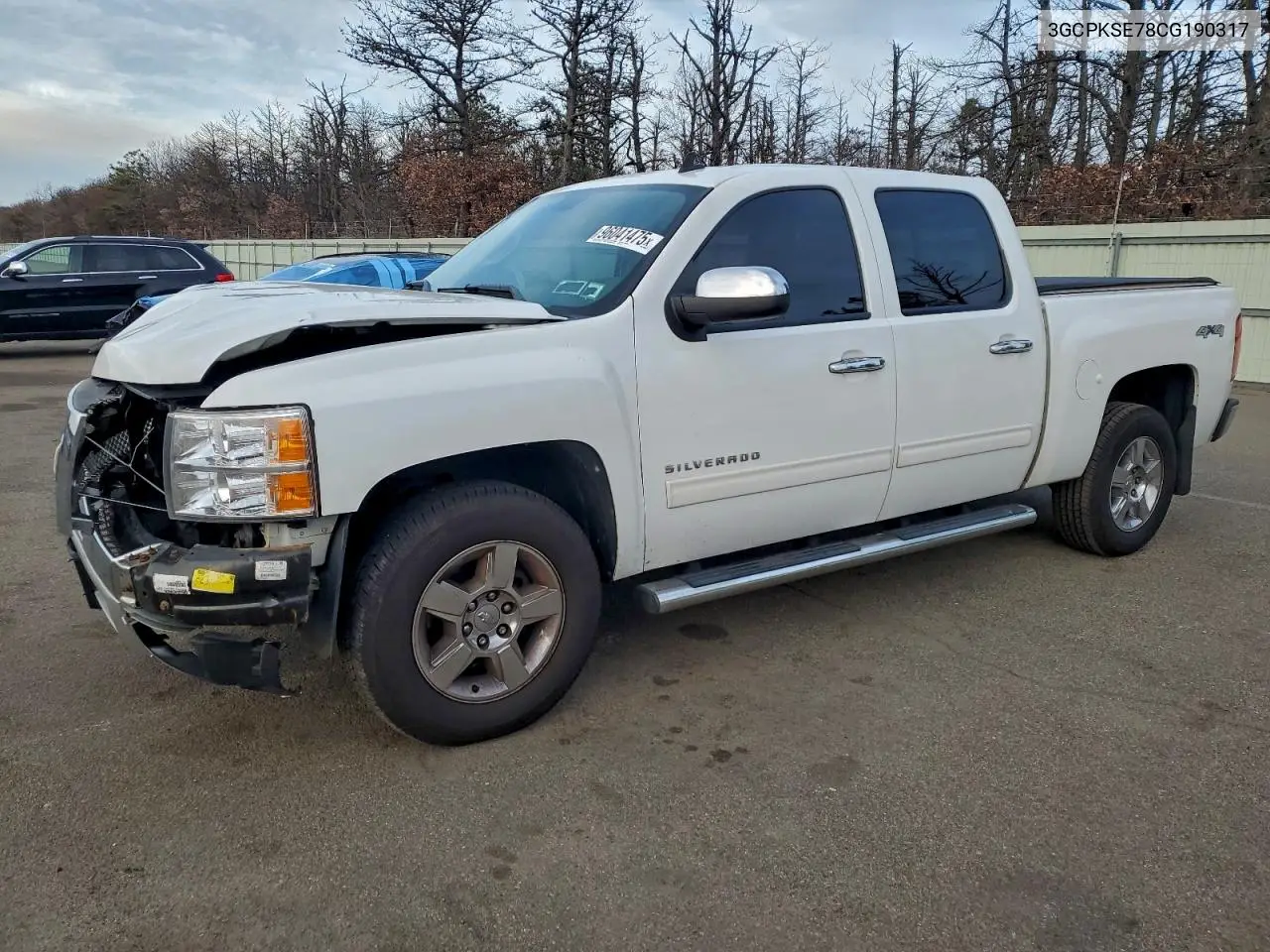 3GCPKSE78CG190317 2012 Chevrolet Silverado K1500 Lt