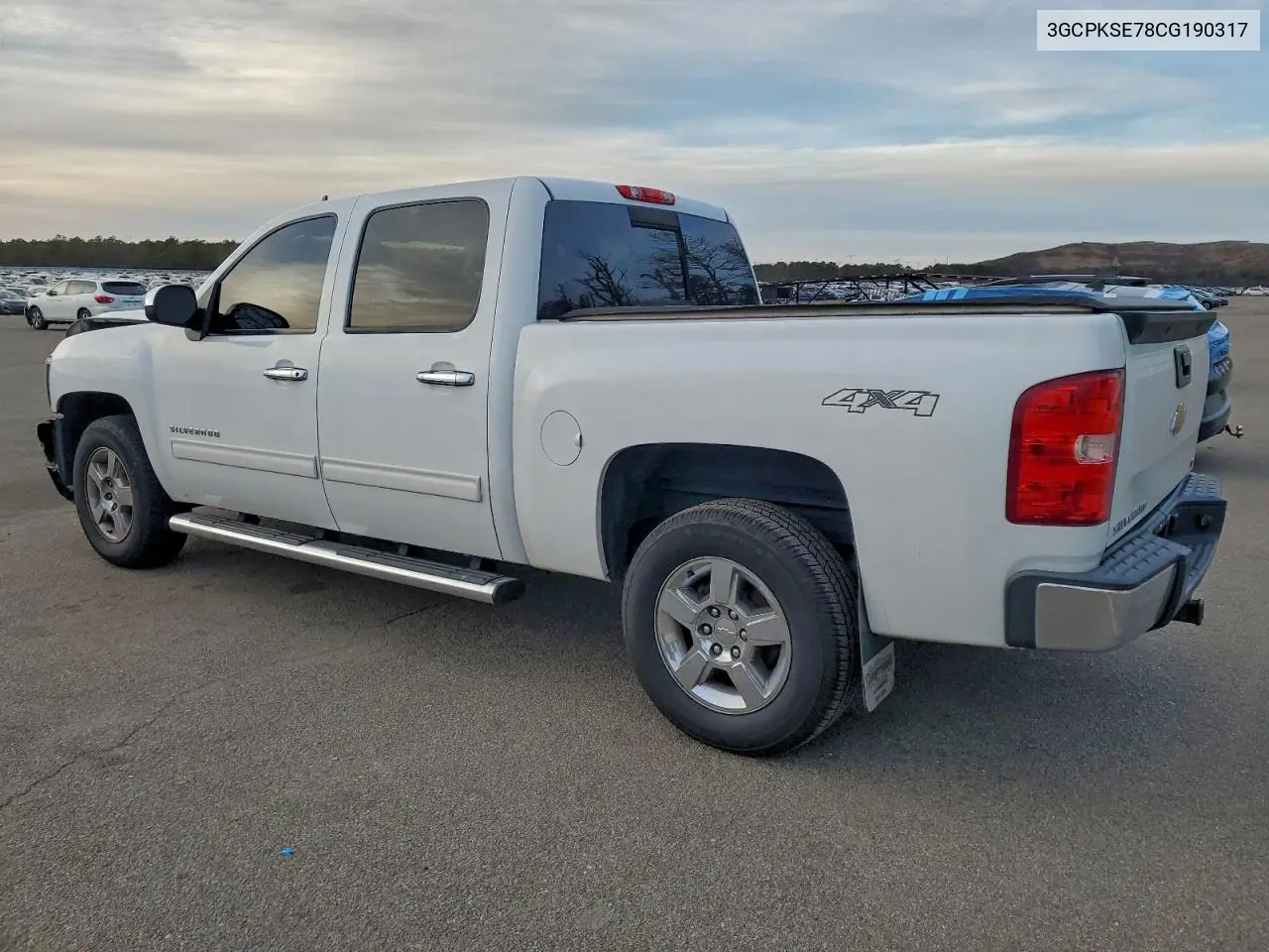 3GCPKSE78CG190317 2012 Chevrolet Silverado K1500 Lt