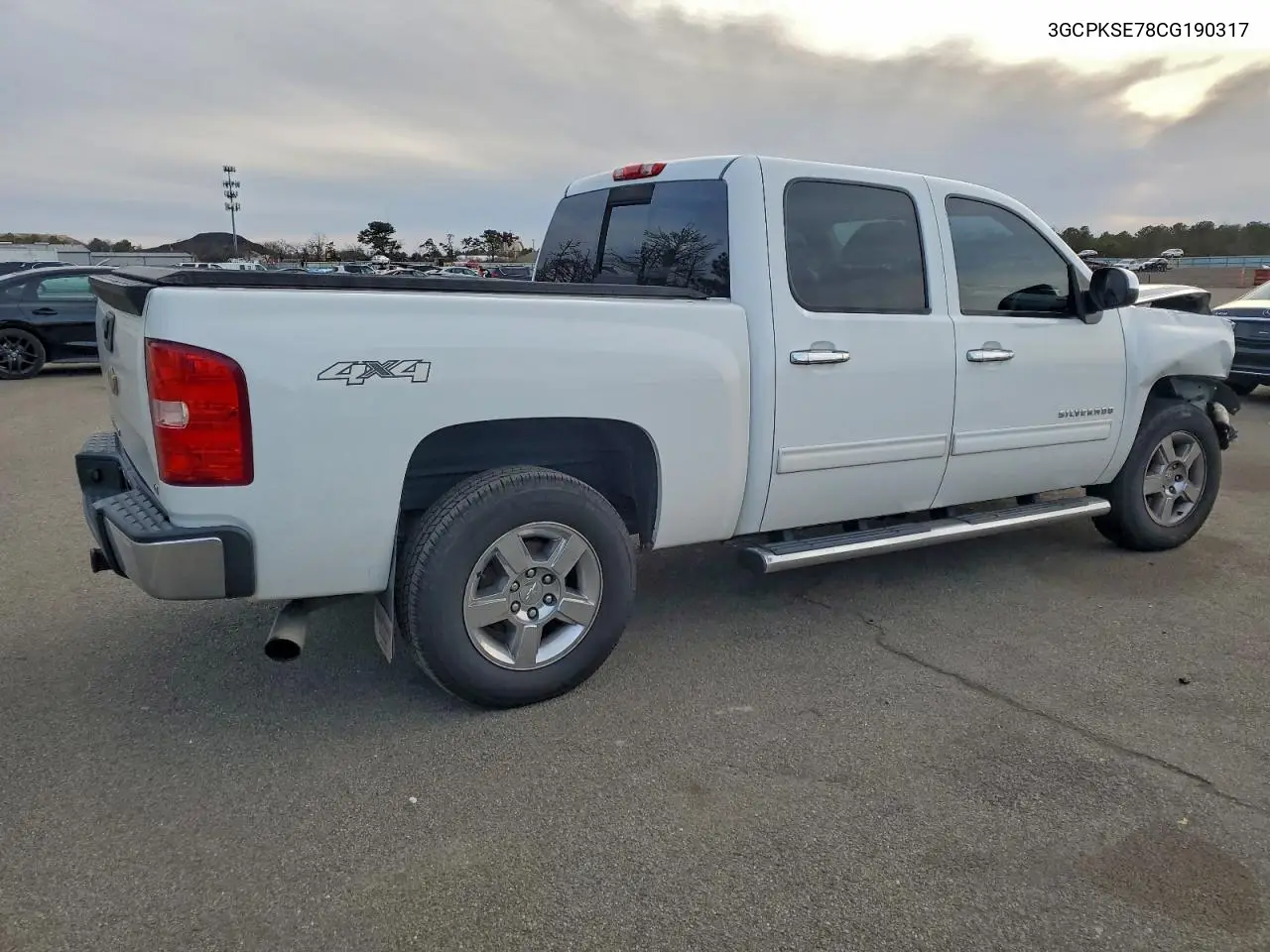 3GCPKSE78CG190317 2012 Chevrolet Silverado K1500 Lt