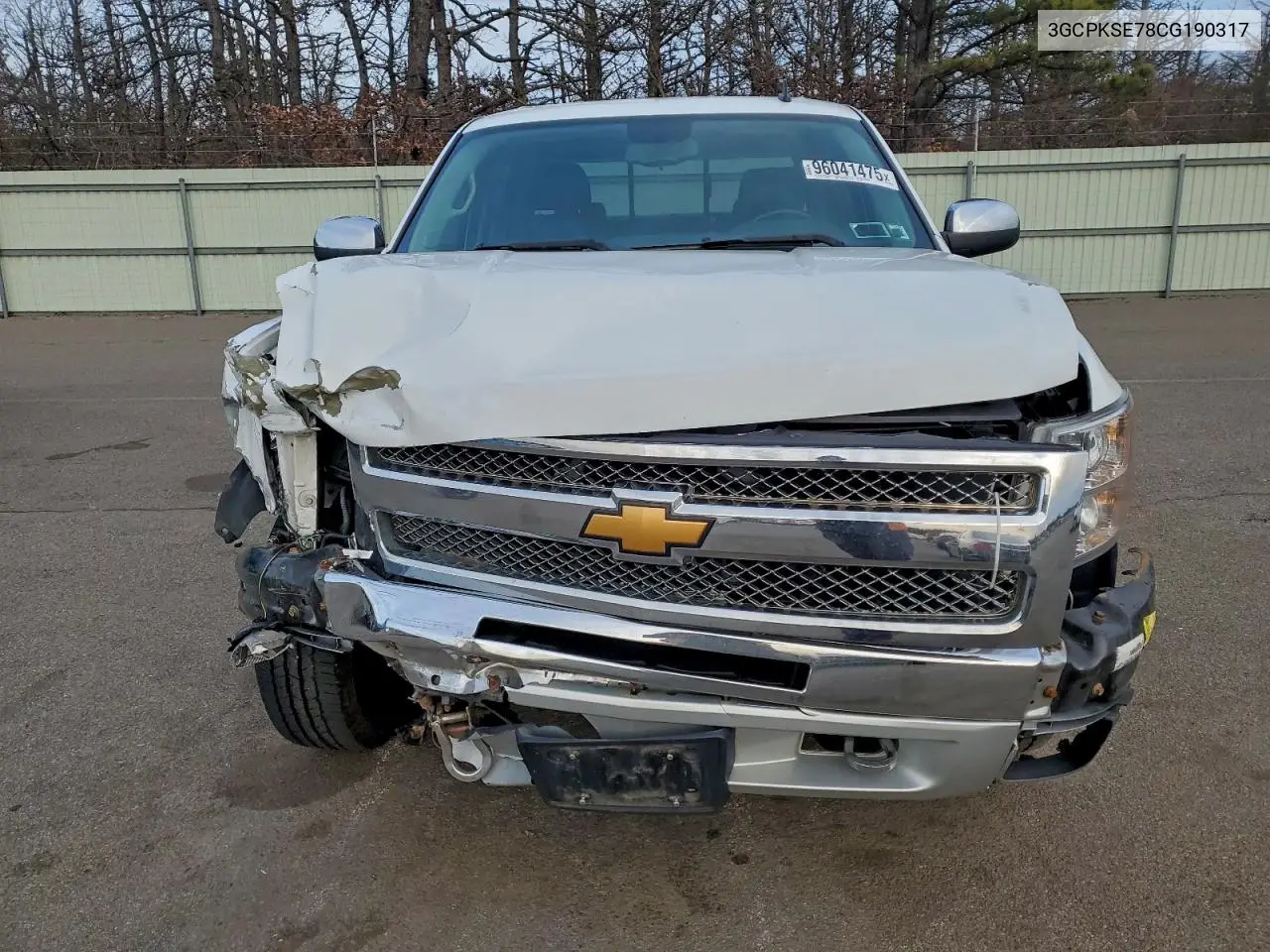 3GCPKSE78CG190317 2012 Chevrolet Silverado K1500 Lt