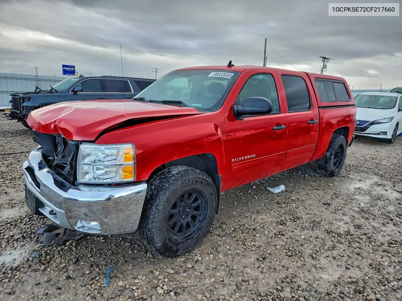1GCPKSE72CF217660 2012 Chevrolet Silverado K1500 Lt