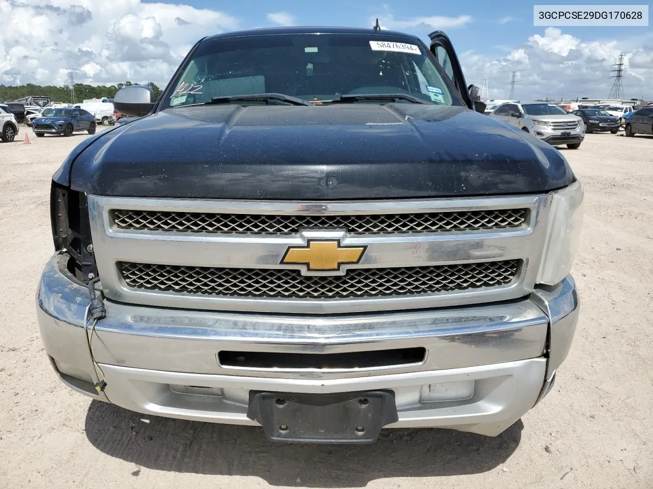 2013 Chevrolet Silverado C1500 Lt VIN: 3GCPCSE29DG170628 Lot: 58476394