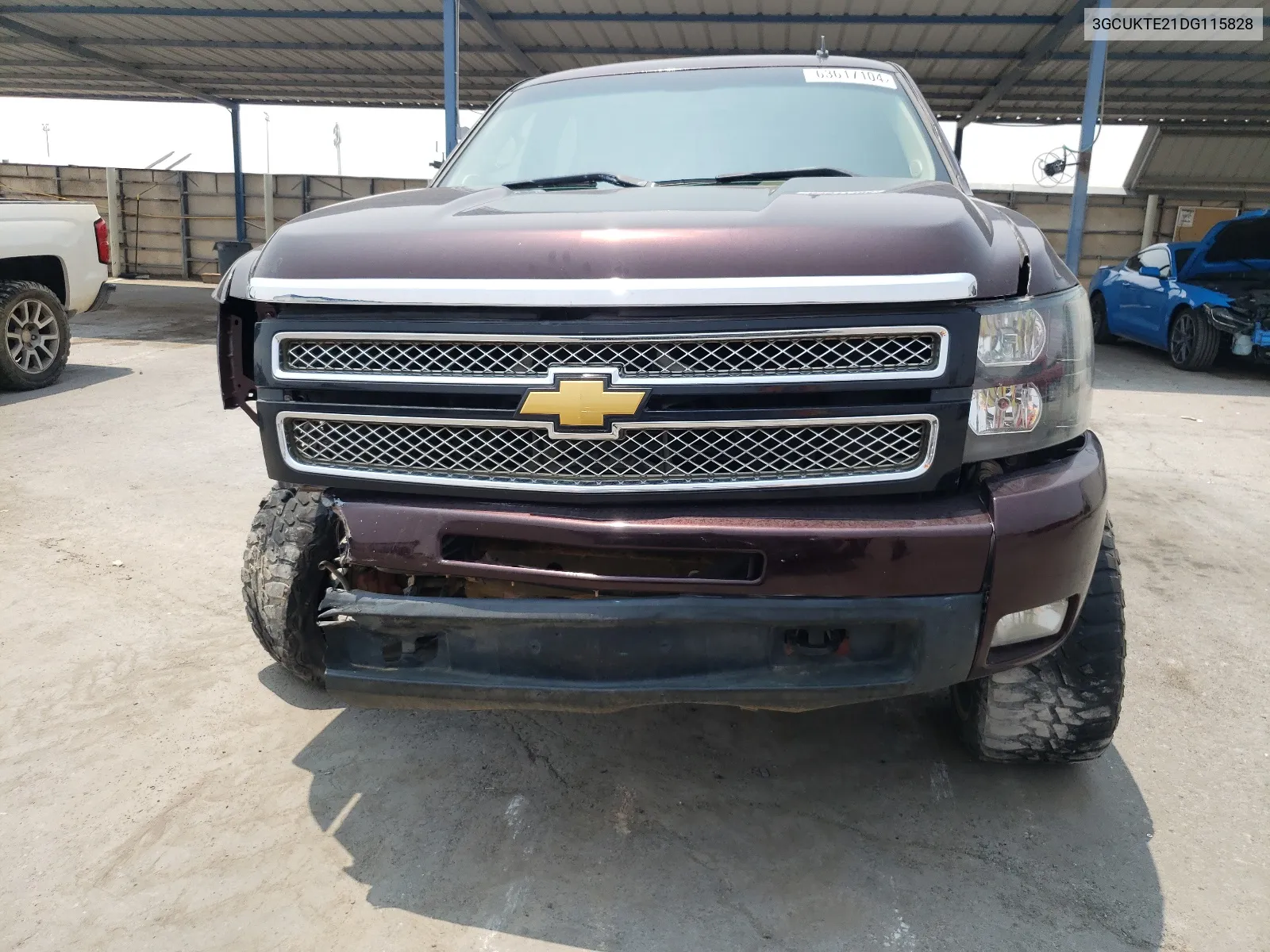 3GCUKTE21DG115828 2013 Chevrolet Silverado K1500 Ltz