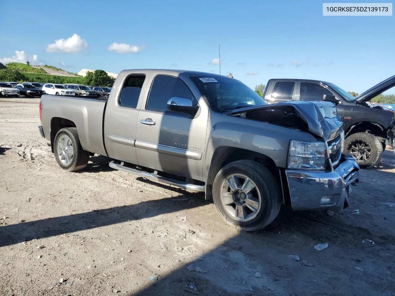 2013 Chevrolet Silverado K1500 Lt VIN: 1GCRKSE75DZ139173 Lot: 72544334