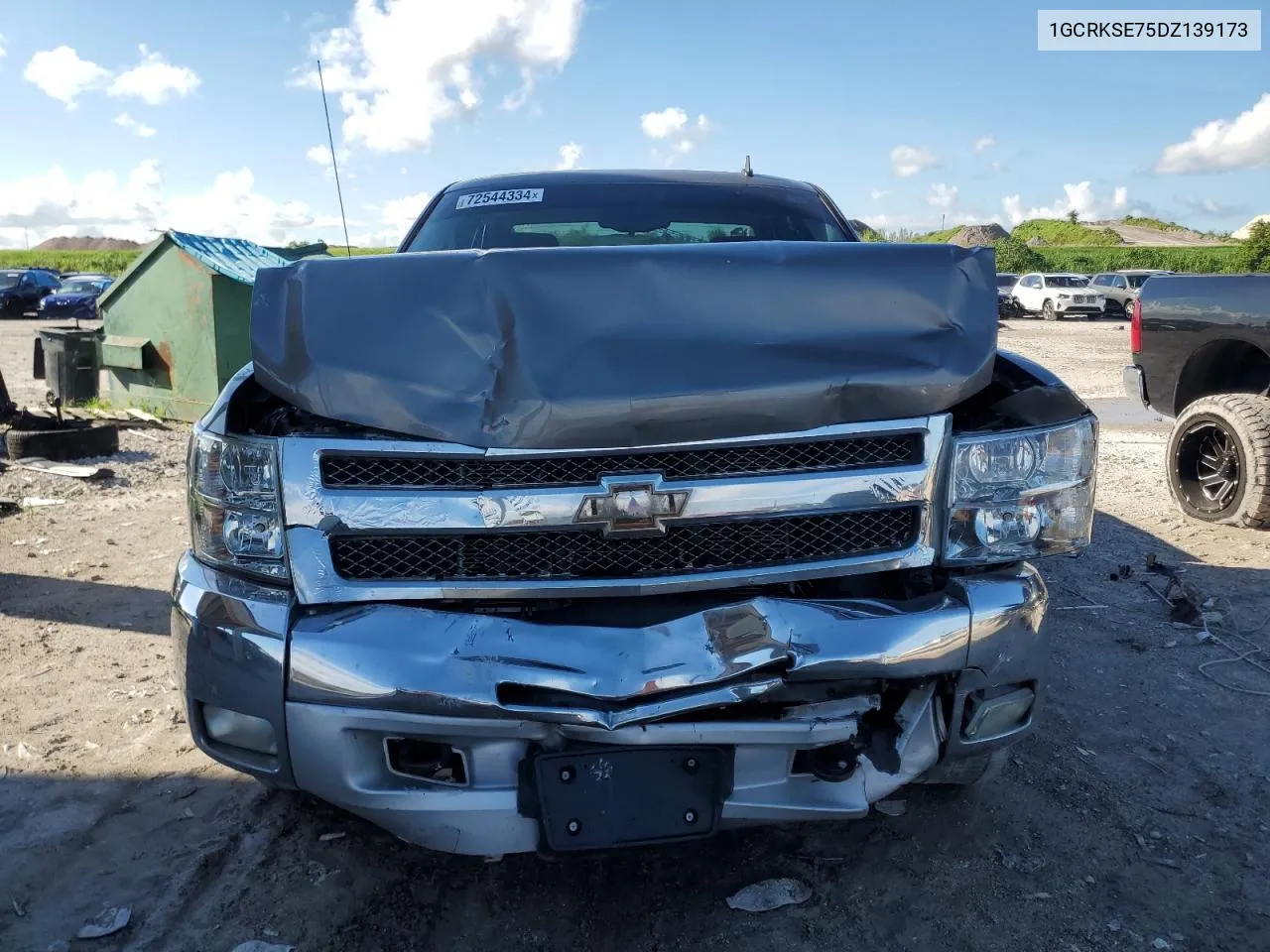 2013 Chevrolet Silverado K1500 Lt VIN: 1GCRKSE75DZ139173 Lot: 72544334