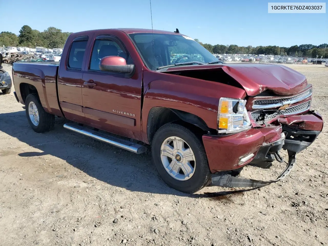 1GCRKTE76DZ403037 2013 Chevrolet Silverado K1500 Ltz