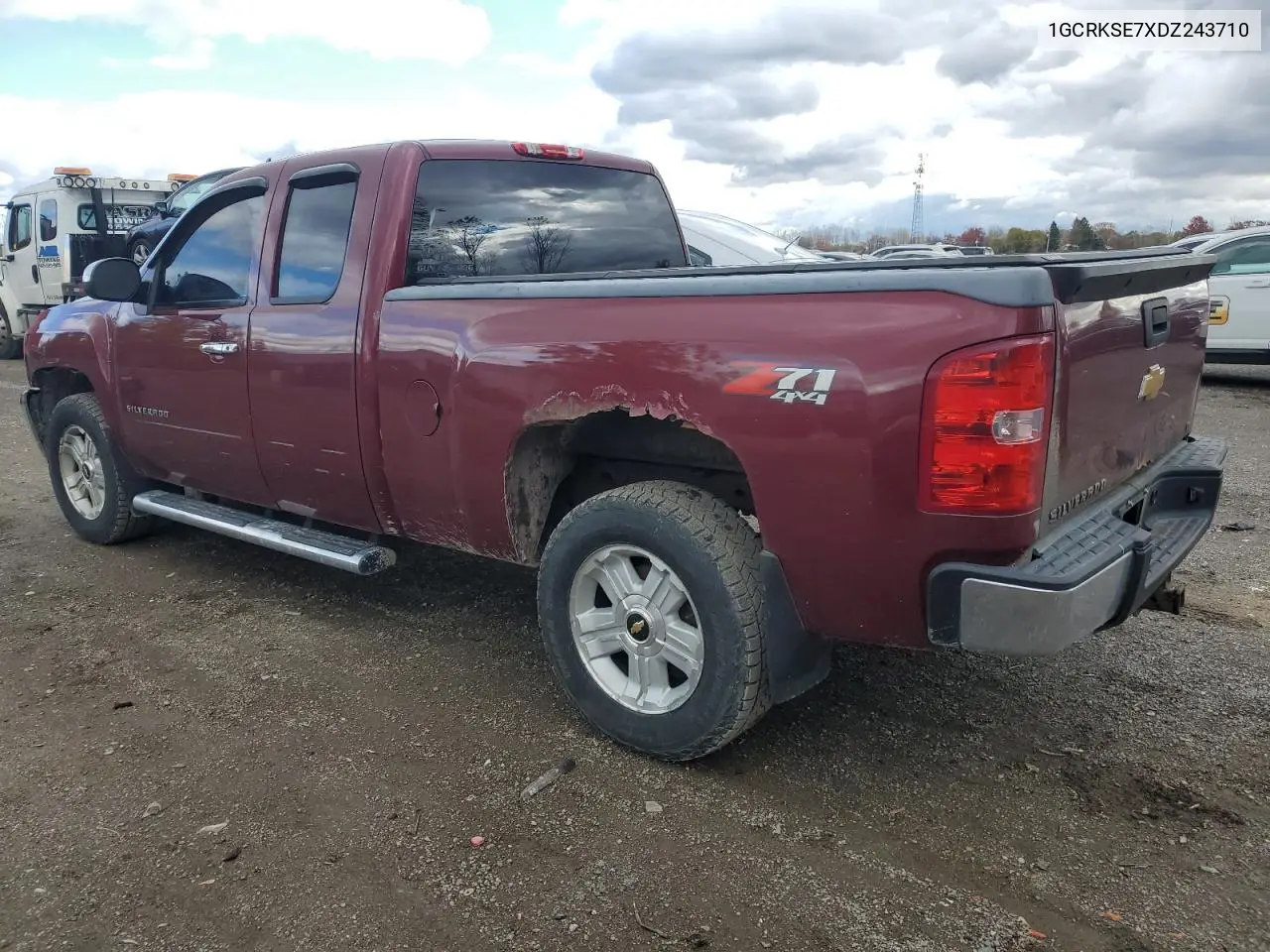 1GCRKSE7XDZ243710 2013 Chevrolet Silverado K1500 Lt