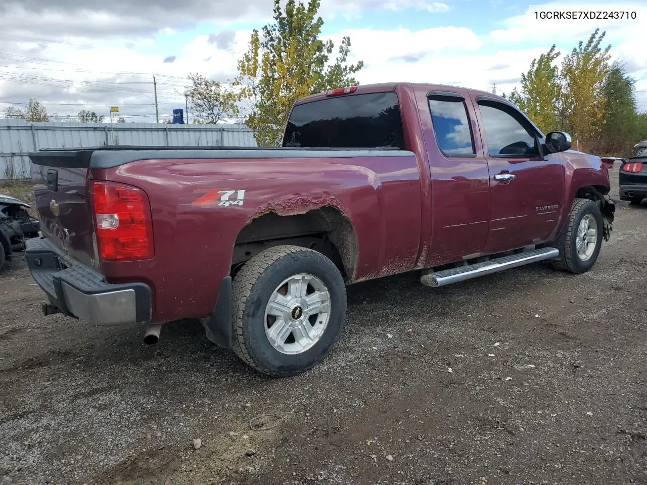 1GCRKSE7XDZ243710 2013 Chevrolet Silverado K1500 Lt