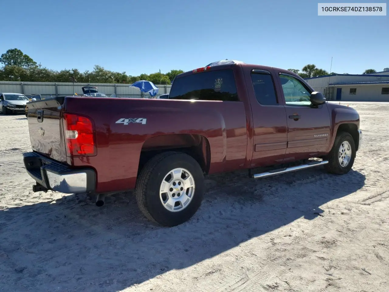 1GCRKSE74DZ138578 2013 Chevrolet Silverado K1500 Lt