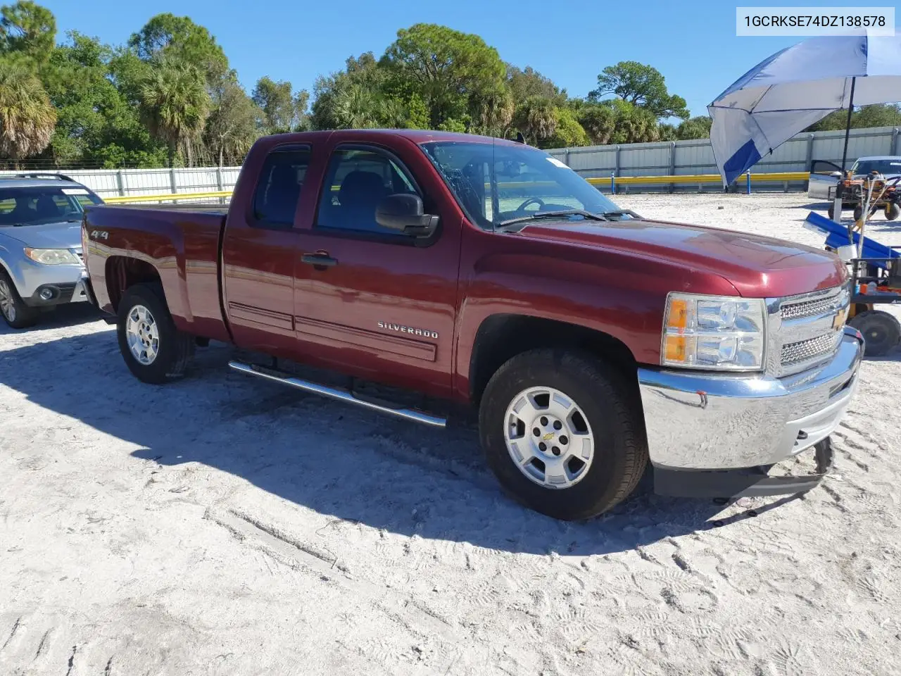1GCRKSE74DZ138578 2013 Chevrolet Silverado K1500 Lt