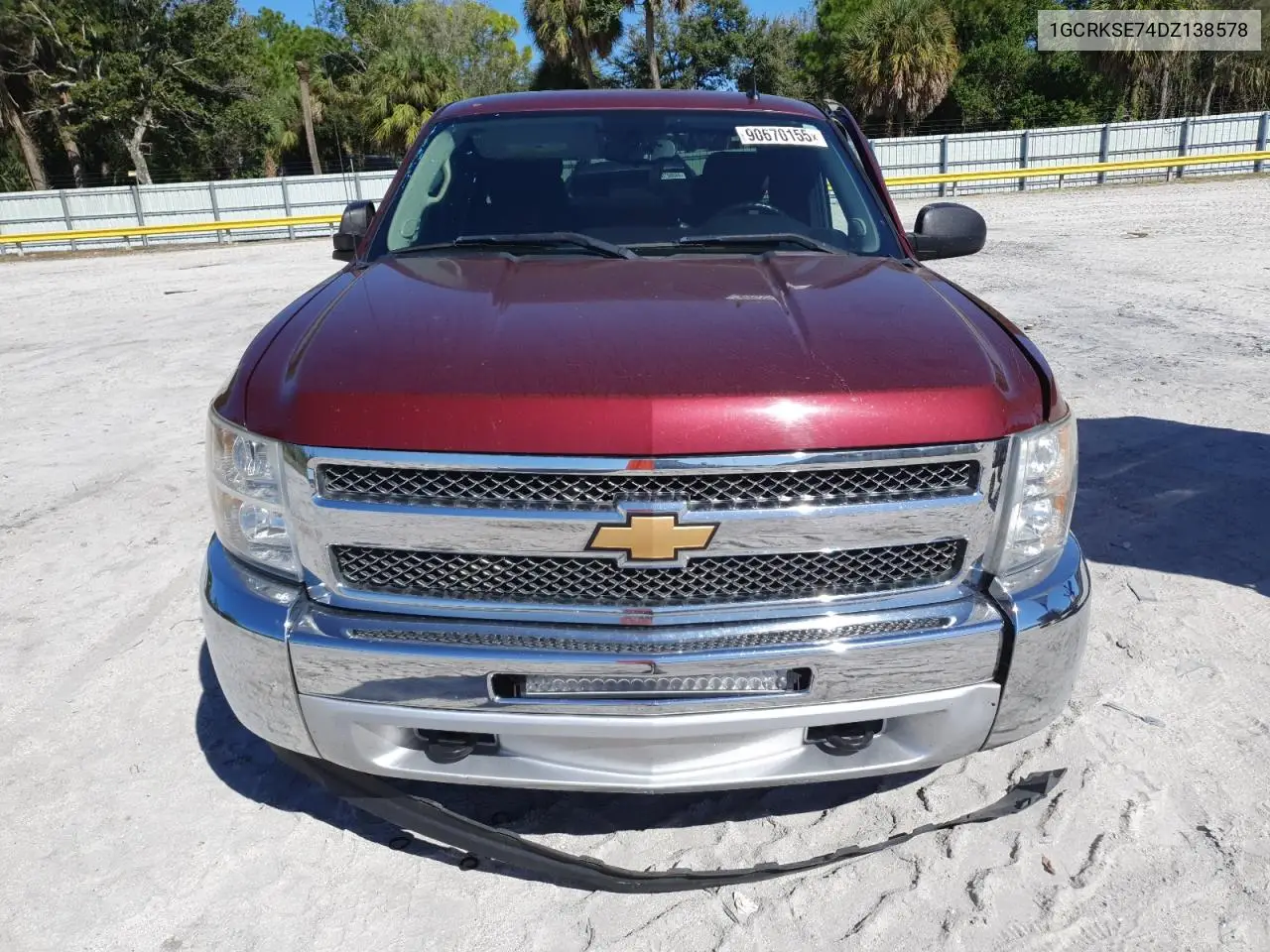1GCRKSE74DZ138578 2013 Chevrolet Silverado K1500 Lt