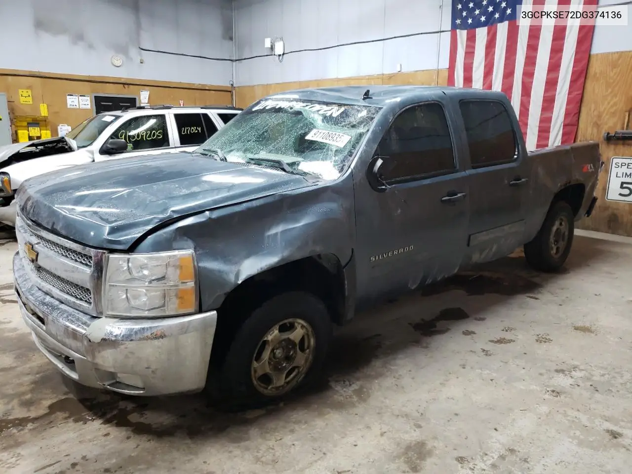 3GCPKSE72DG374136 2013 Chevrolet Silverado K1500 Lt