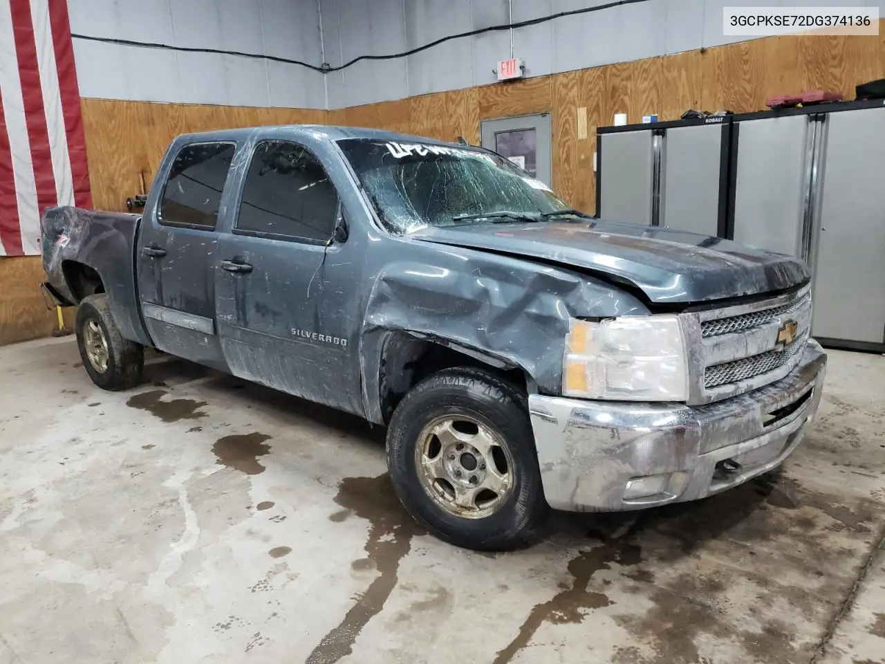 3GCPKSE72DG374136 2013 Chevrolet Silverado K1500 Lt