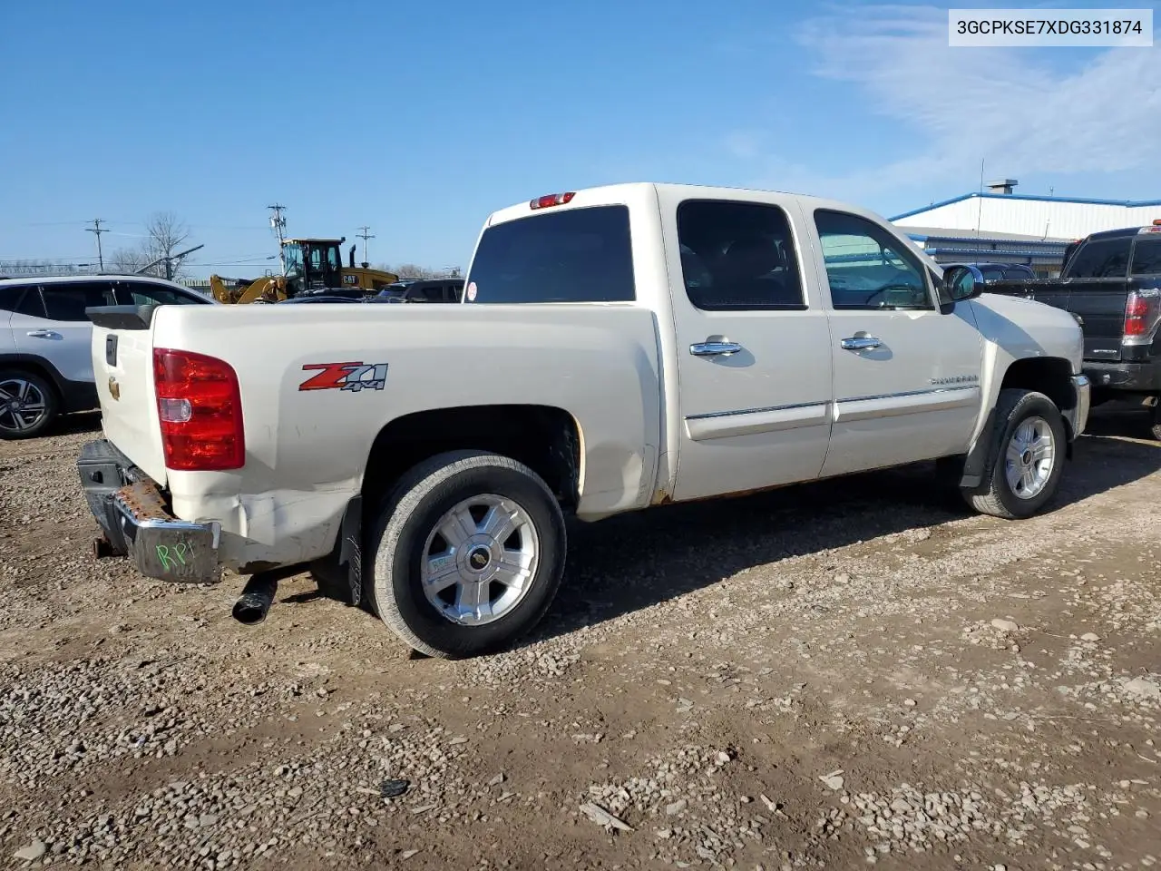 3GCPKSE7XDG331874 2013 Chevrolet Silverado K1500 Lt