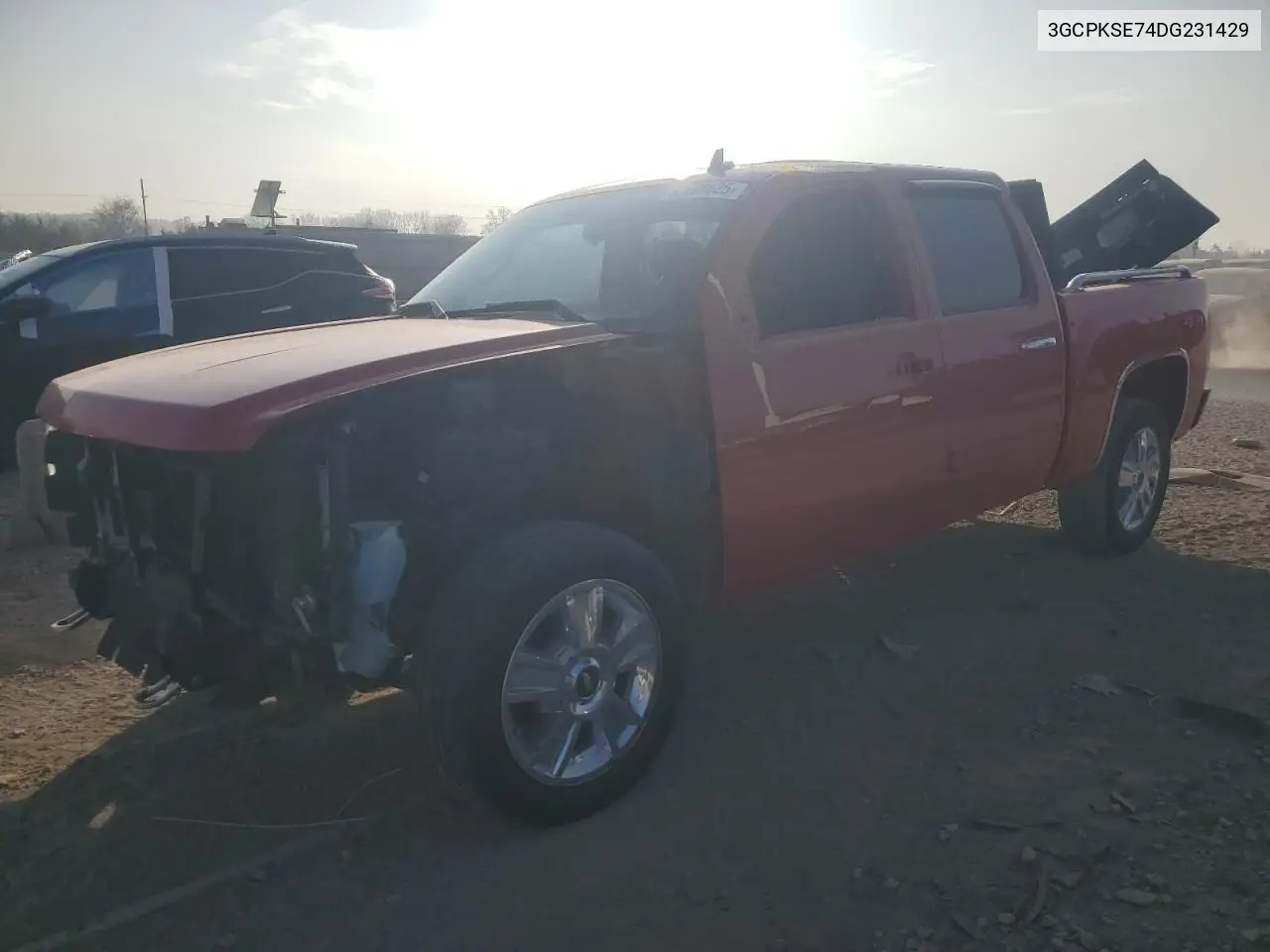 3GCPKSE74DG231429 2013 Chevrolet Silverado K1500 Lt