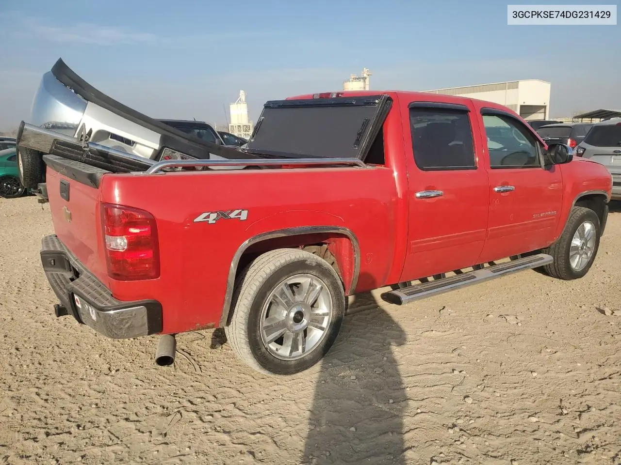 3GCPKSE74DG231429 2013 Chevrolet Silverado K1500 Lt