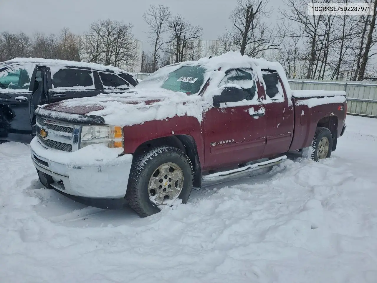 1GCRKSE75DZ287971 2013 Chevrolet Silverado K1500 Lt