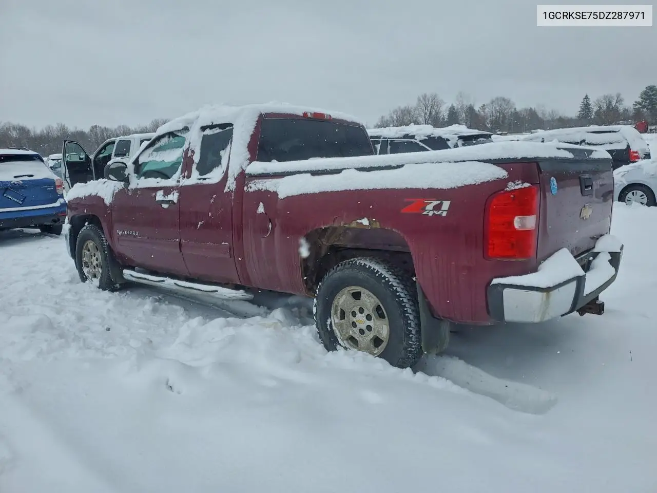 1GCRKSE75DZ287971 2013 Chevrolet Silverado K1500 Lt