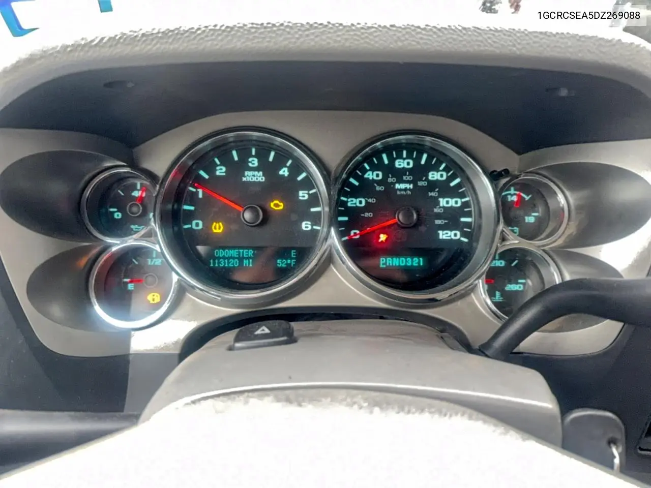 1GCRCSEA5DZ269088 2013 Chevrolet Silverado C1500 Lt