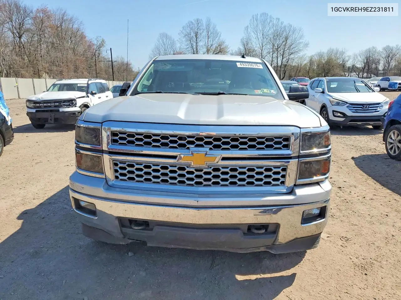 1GCVKREH9EZ231811 2014 Chevrolet Silverado K1500 Lt