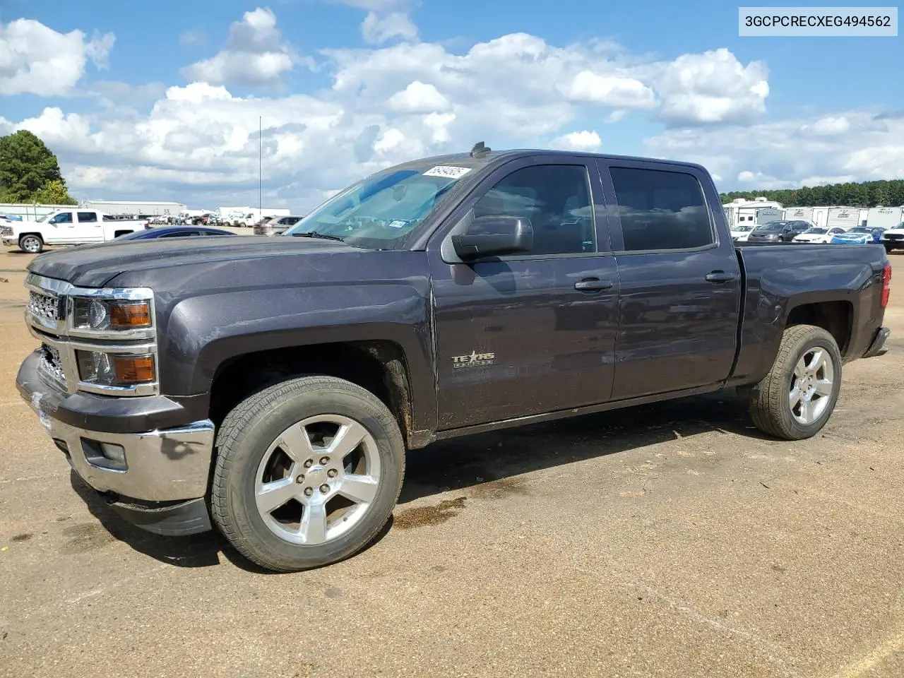 3GCPCRECXEG494562 2014 Chevrolet Silverado C1500 Lt