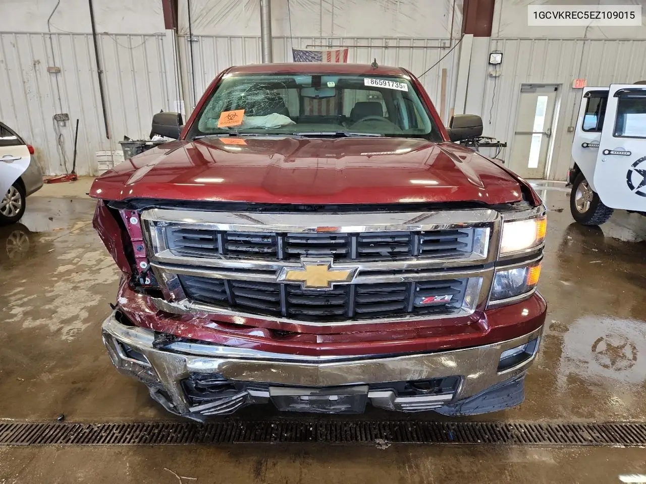 1GCVKREC5EZ109015 2014 Chevrolet Silverado K1500 Lt