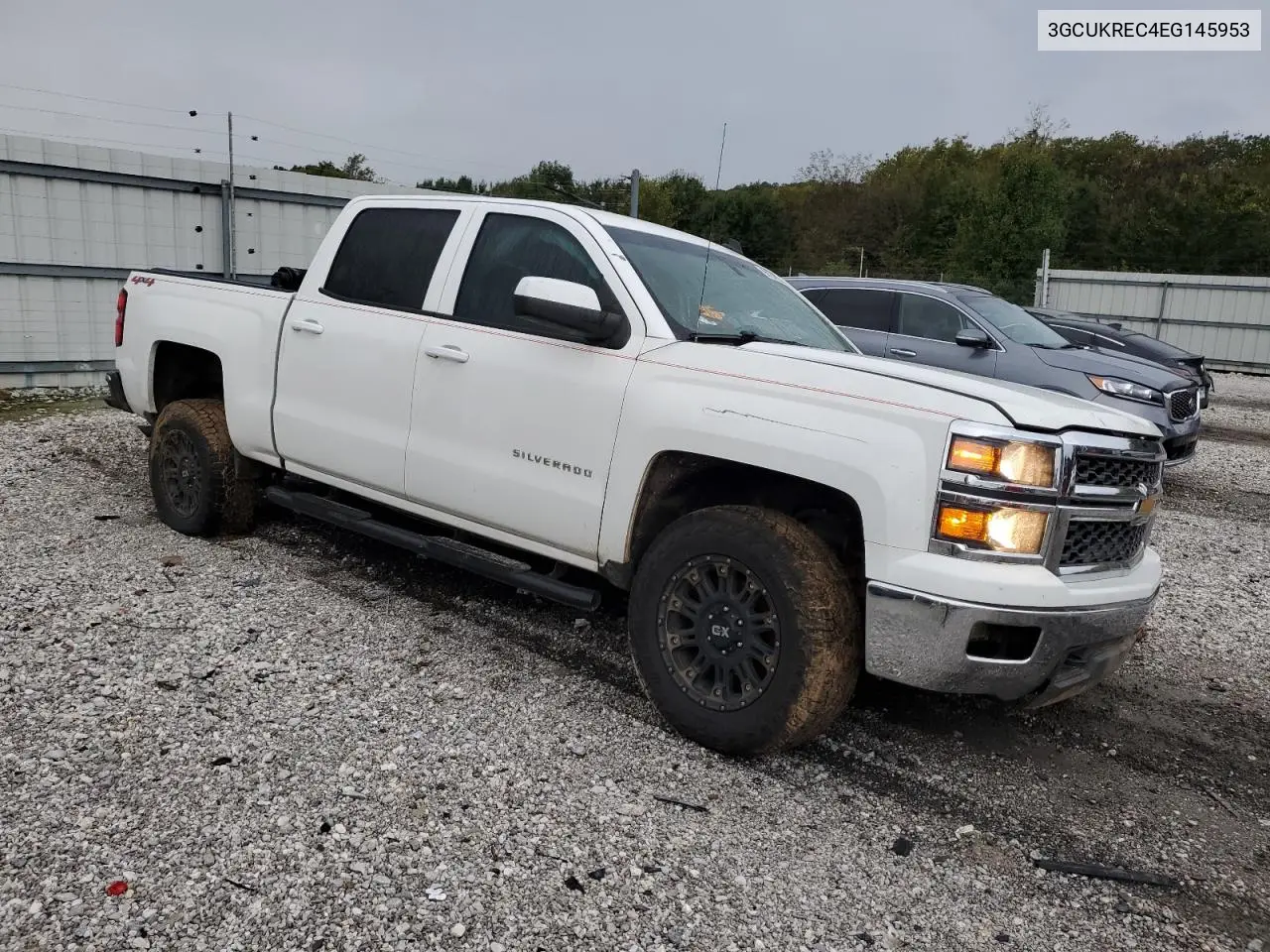 3GCUKREC4EG145953 2014 Chevrolet Silverado K1500 Lt