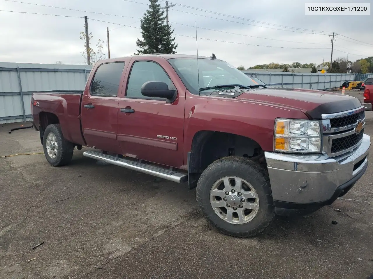 1GC1KXCGXEF171200 2014 Chevrolet Silverado K2500 Heavy Duty Lt