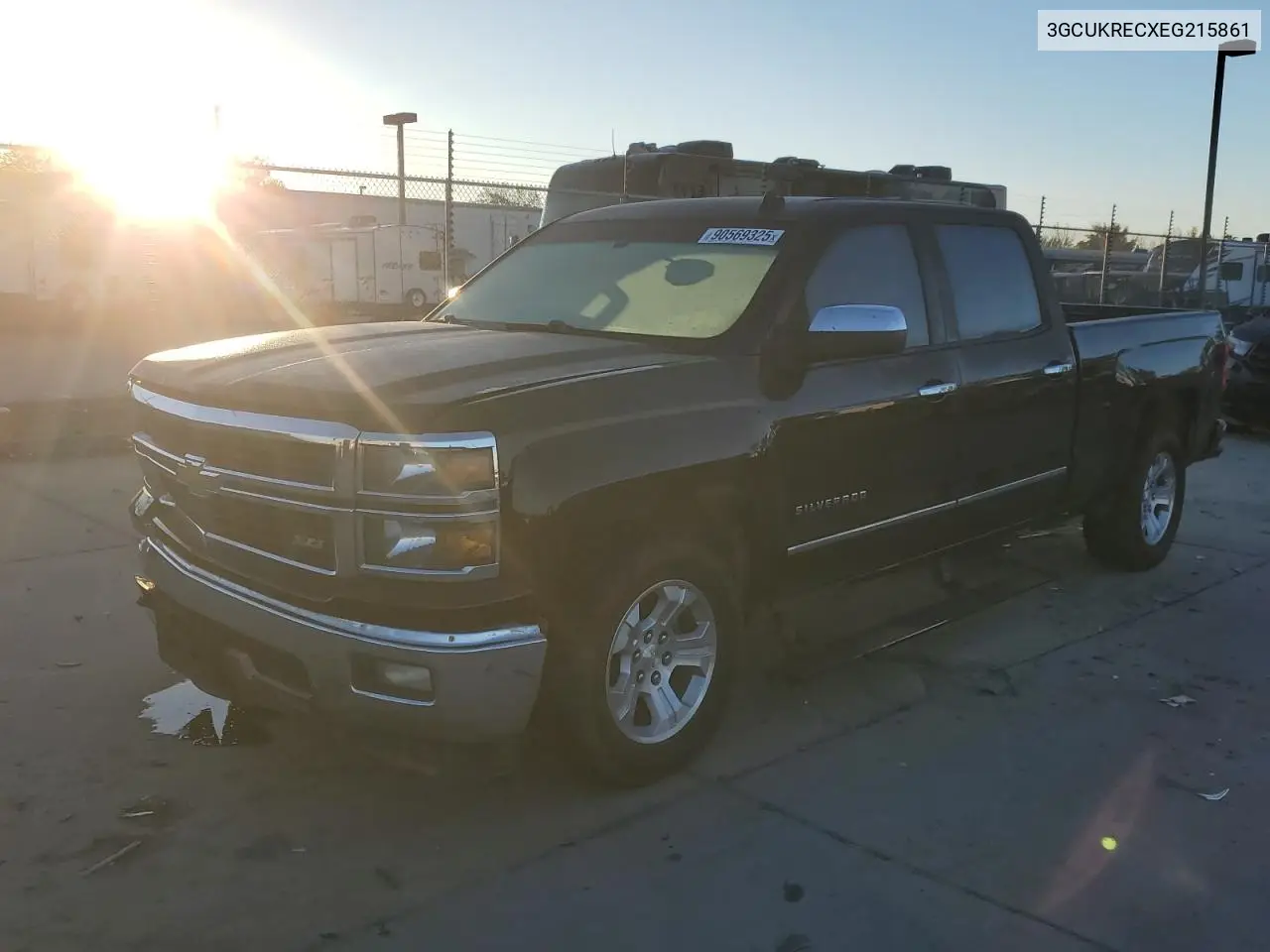 3GCUKRECXEG215861 2014 Chevrolet Silverado K1500 Lt