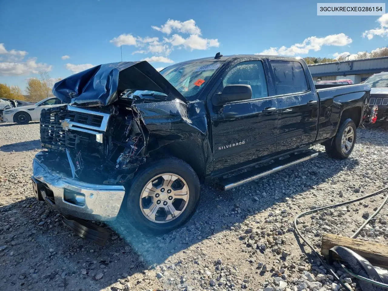 3GCUKRECXEG286154 2014 Chevrolet Silverado K1500 Lt