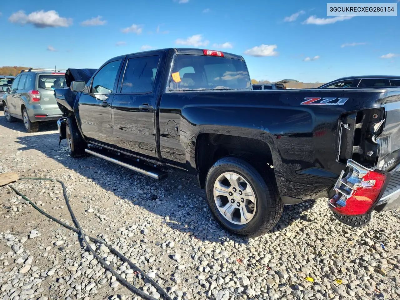 3GCUKRECXEG286154 2014 Chevrolet Silverado K1500 Lt