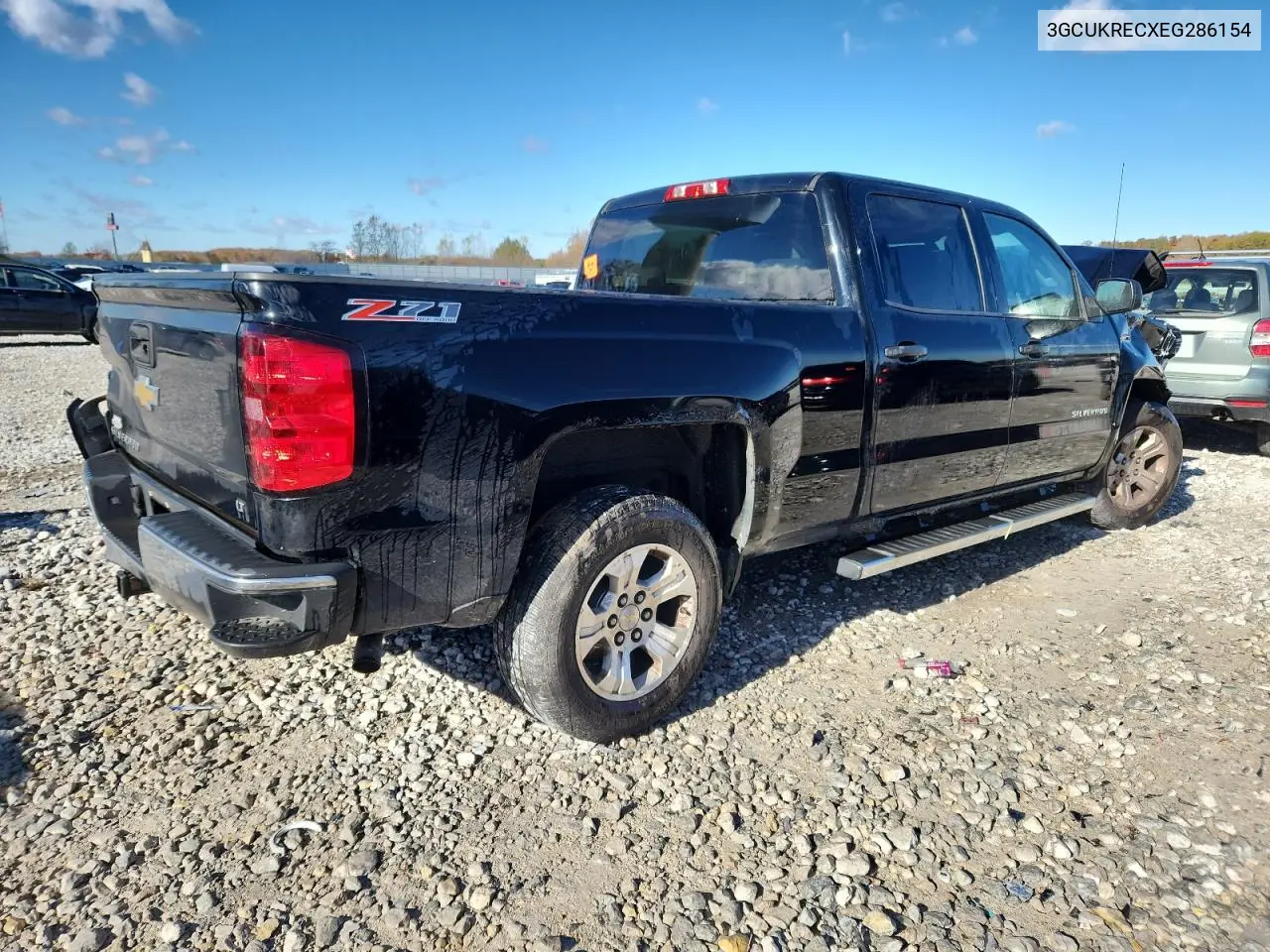 3GCUKRECXEG286154 2014 Chevrolet Silverado K1500 Lt