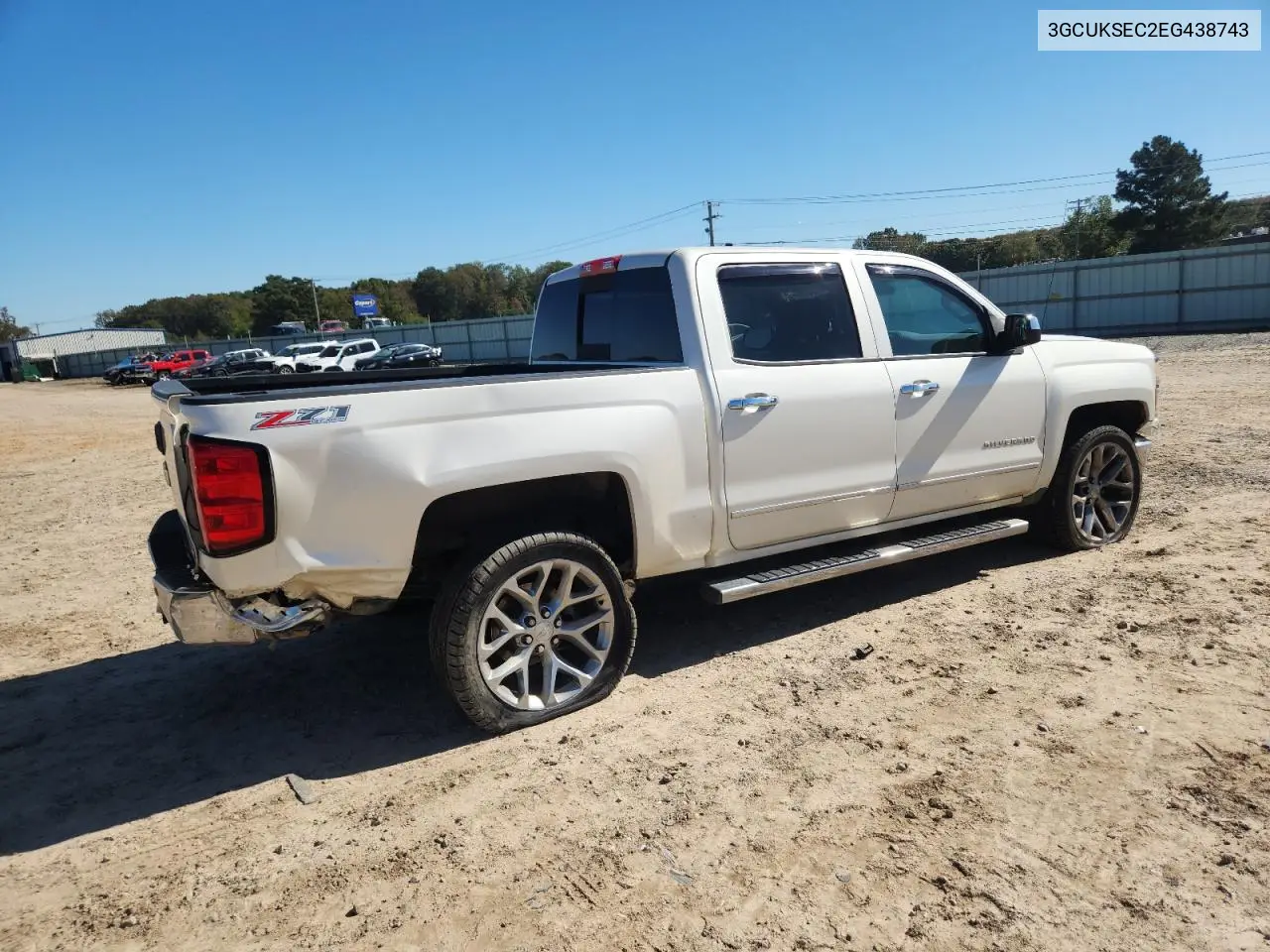 3GCUKSEC2EG438743 2014 Chevrolet Silverado K1500 Ltz