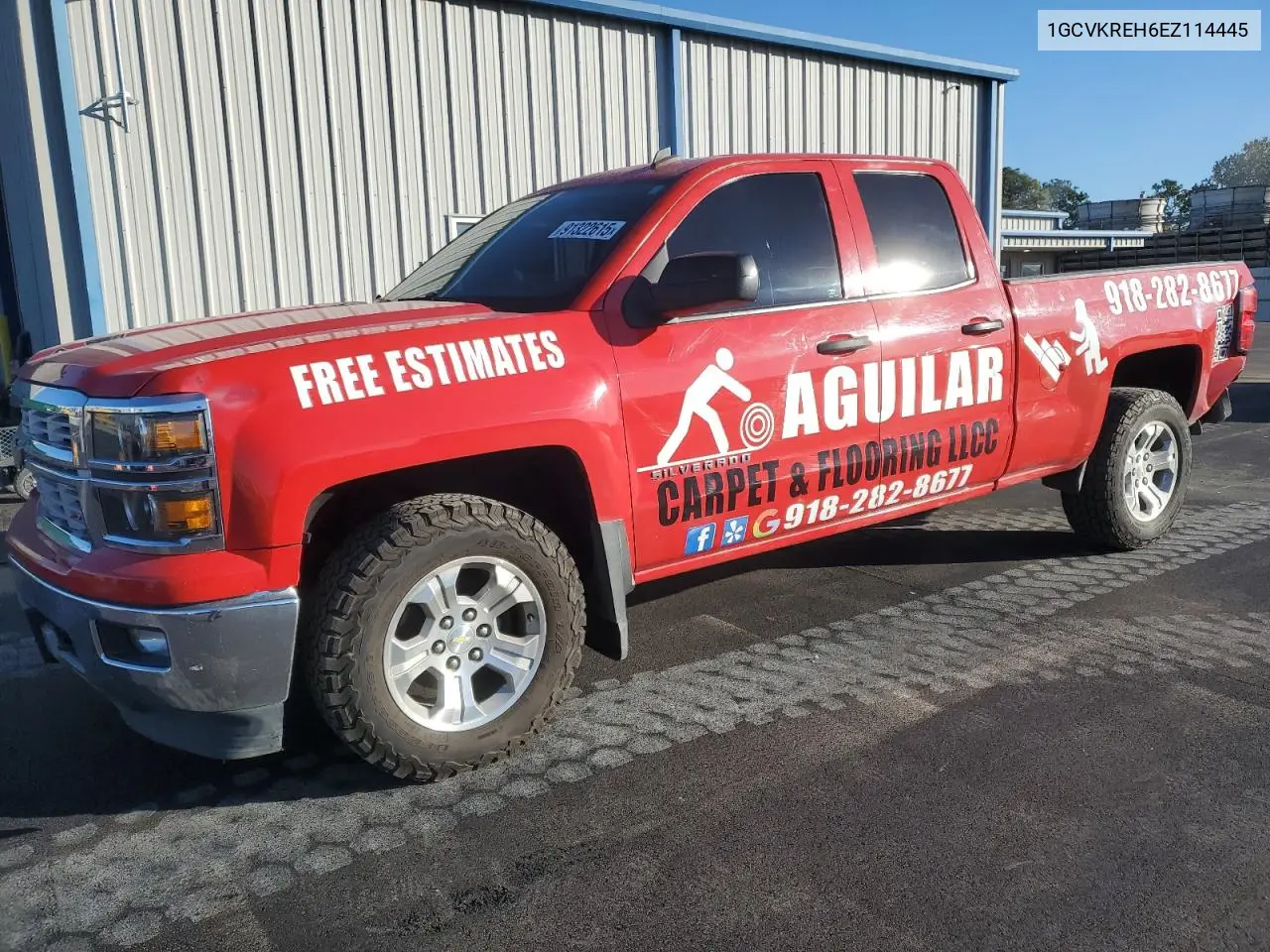 1GCVKREH6EZ114445 2014 Chevrolet Silverado K1500 Lt