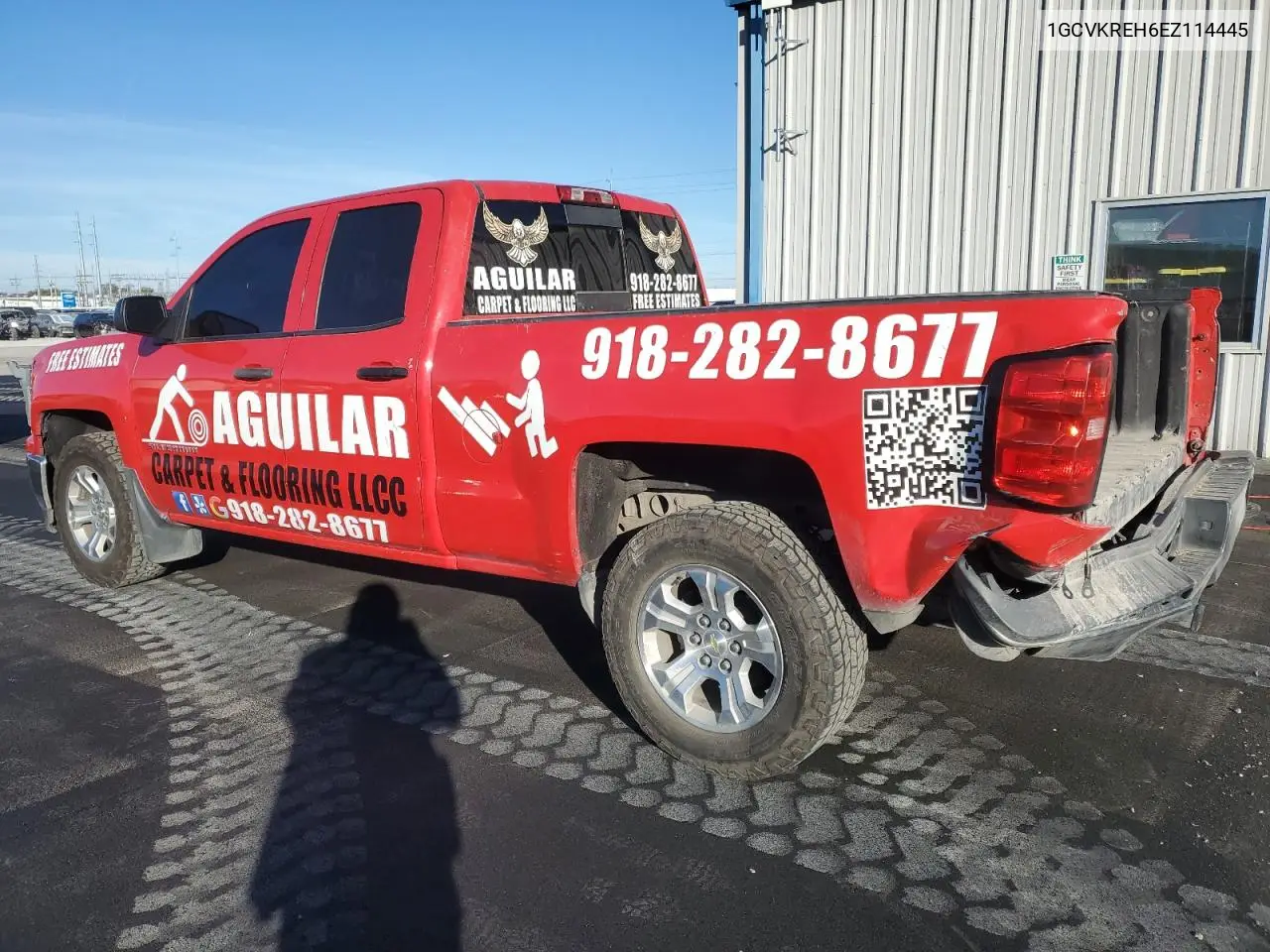 1GCVKREH6EZ114445 2014 Chevrolet Silverado K1500 Lt