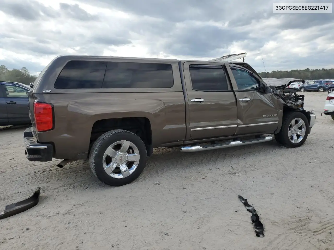 3GCPCSEC8EG221417 2014 Chevrolet Silverado C1500 Ltz