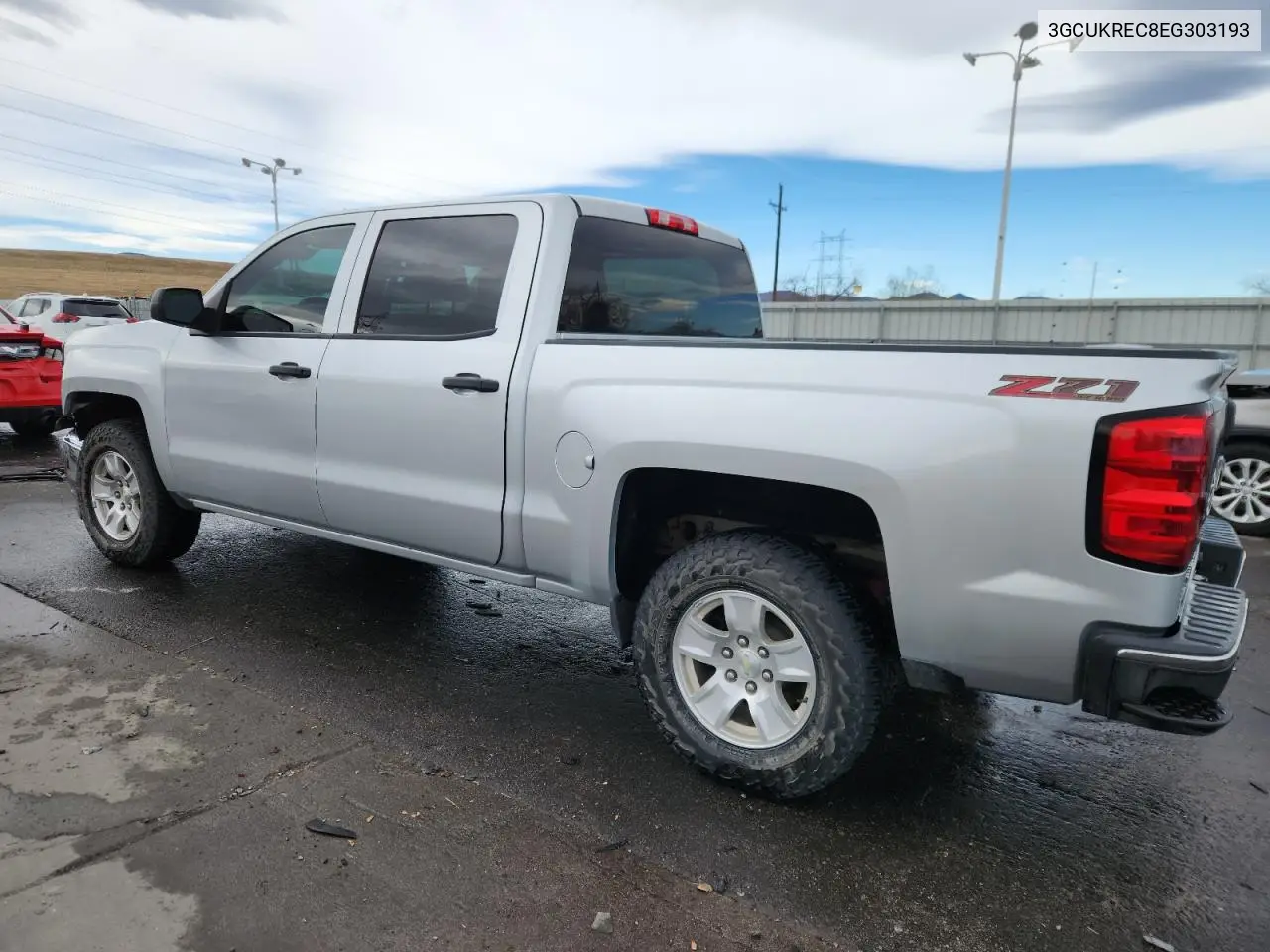 3GCUKREC8EG303193 2014 Chevrolet Silverado K1500 Lt