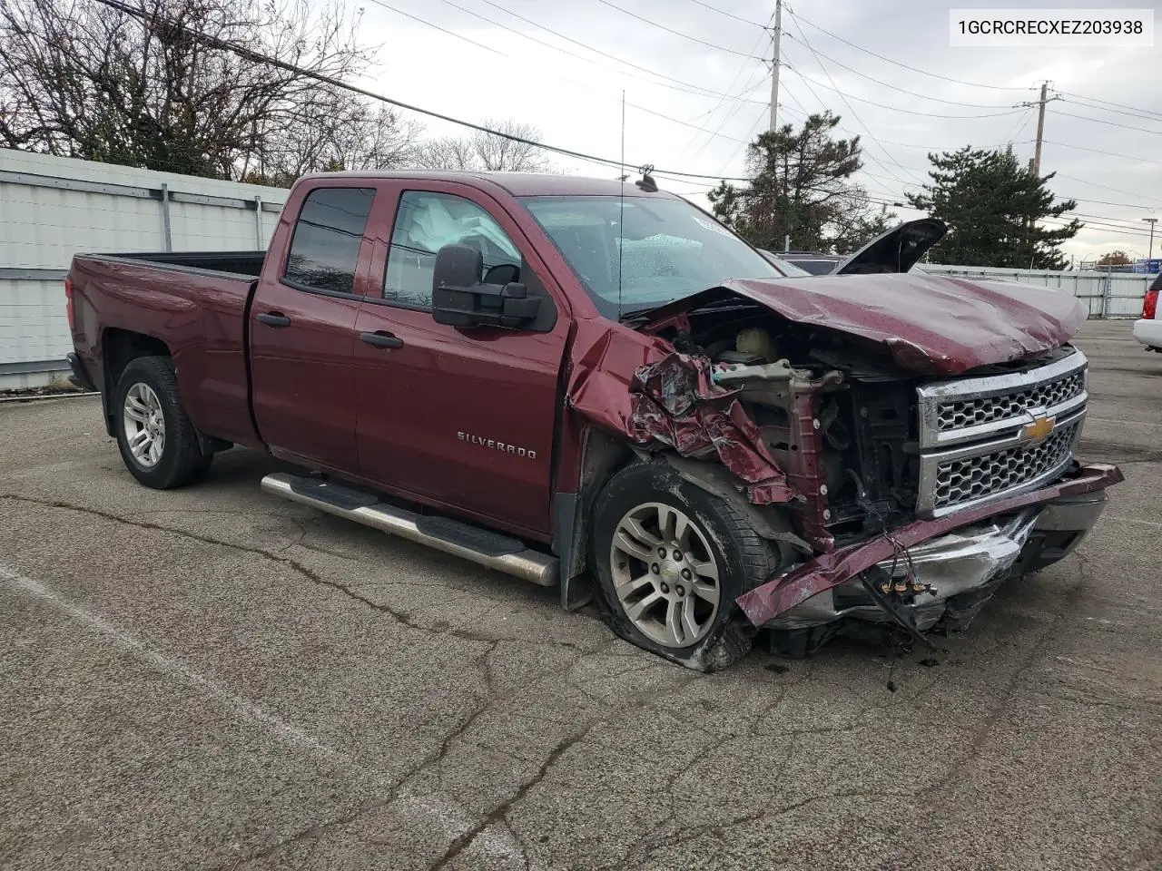 1GCRCRECXEZ203938 2014 Chevrolet Silverado C1500 Lt
