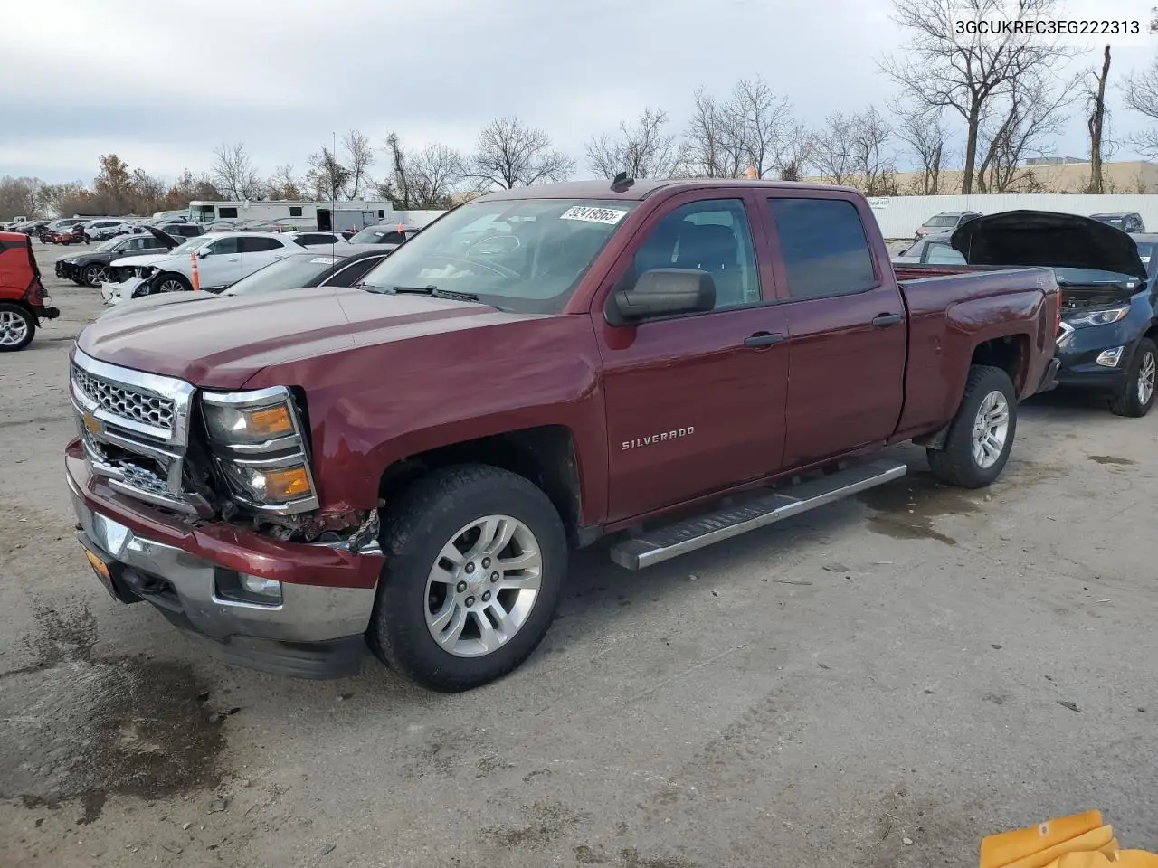 3GCUKREC3EG222313 2014 Chevrolet Silverado K1500 Lt