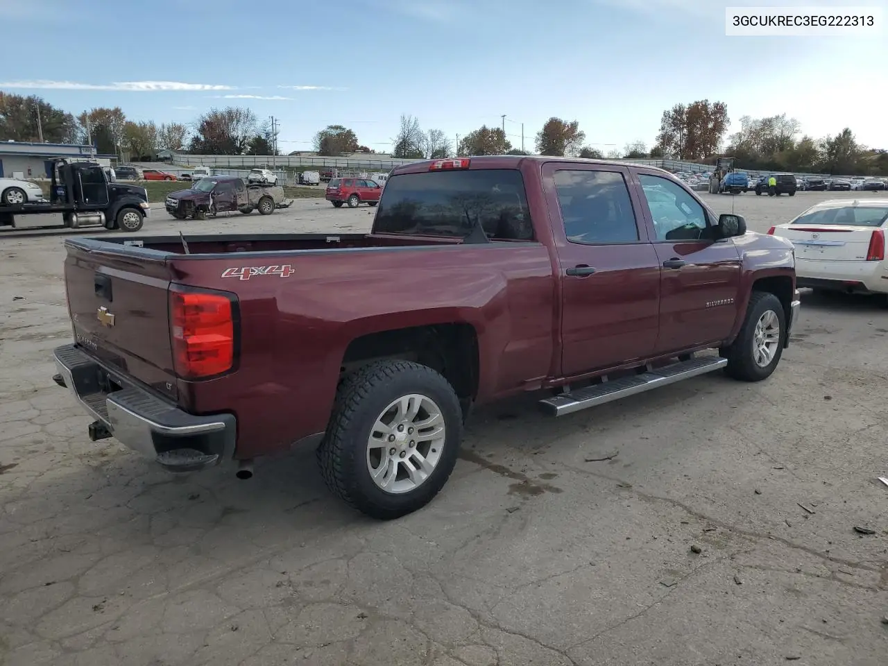 3GCUKREC3EG222313 2014 Chevrolet Silverado K1500 Lt