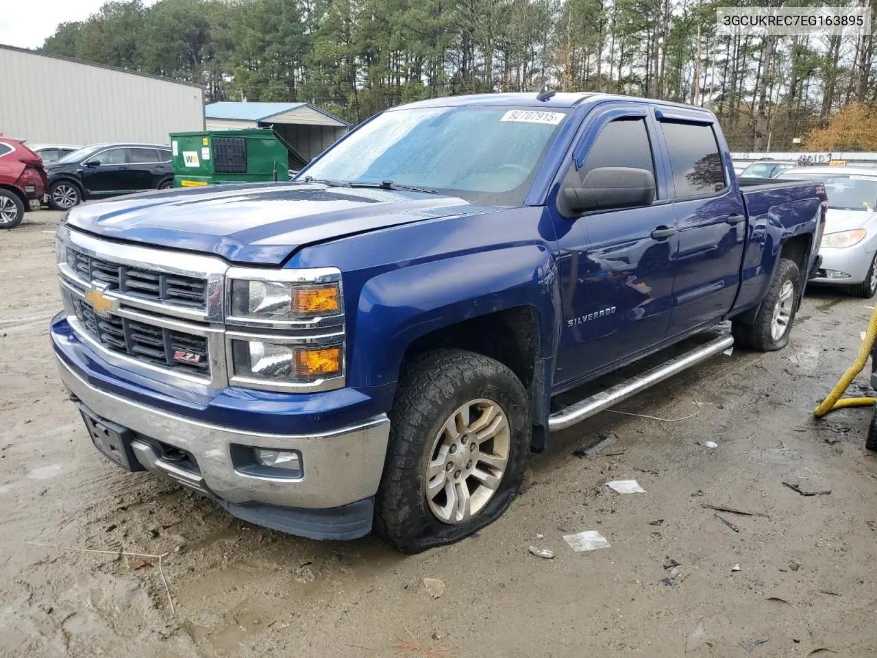 3GCUKREC7EG163895 2014 Chevrolet Silverado K1500 Lt