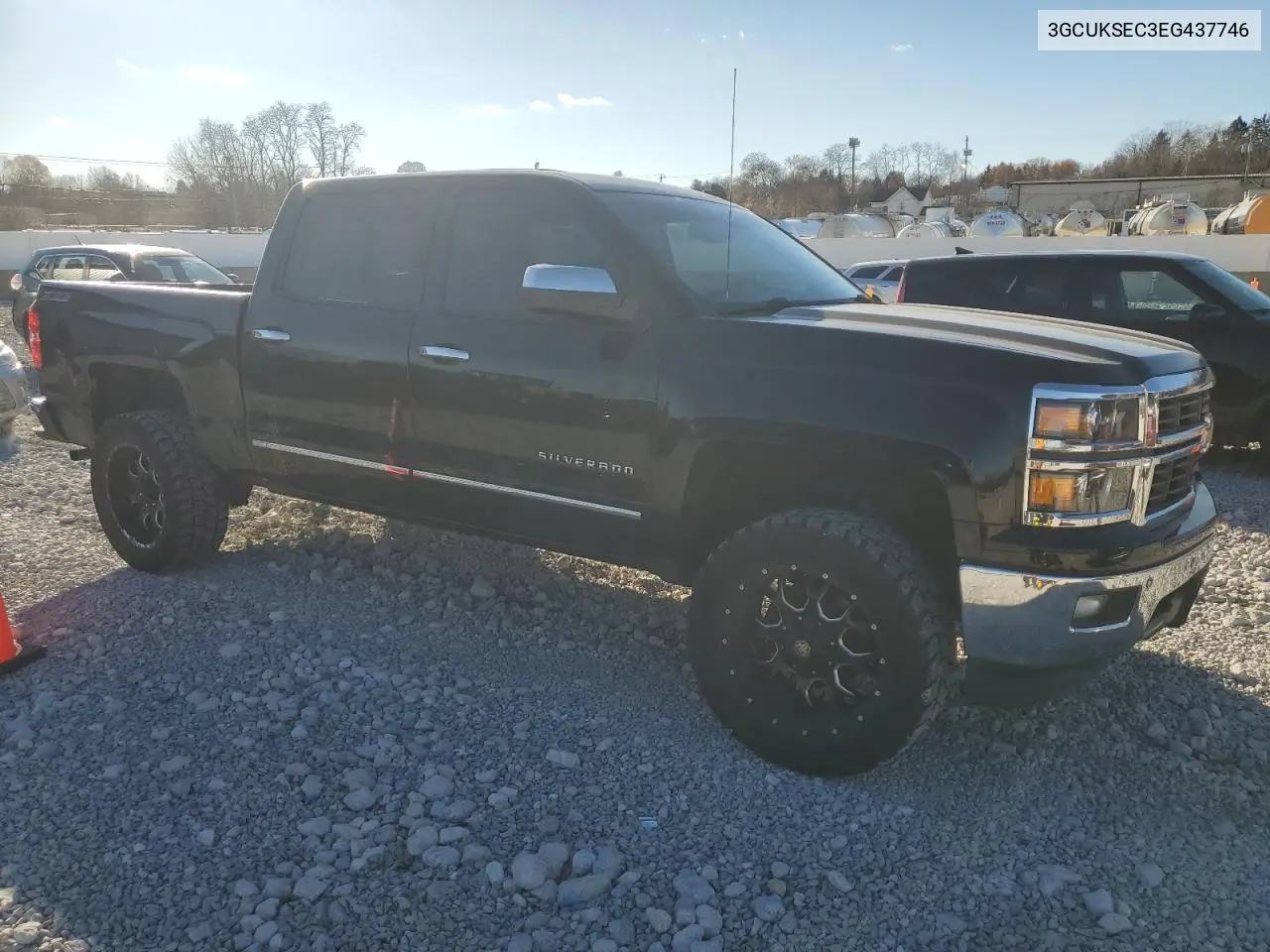 3GCUKSEC3EG437746 2014 Chevrolet Silverado K1500 Ltz